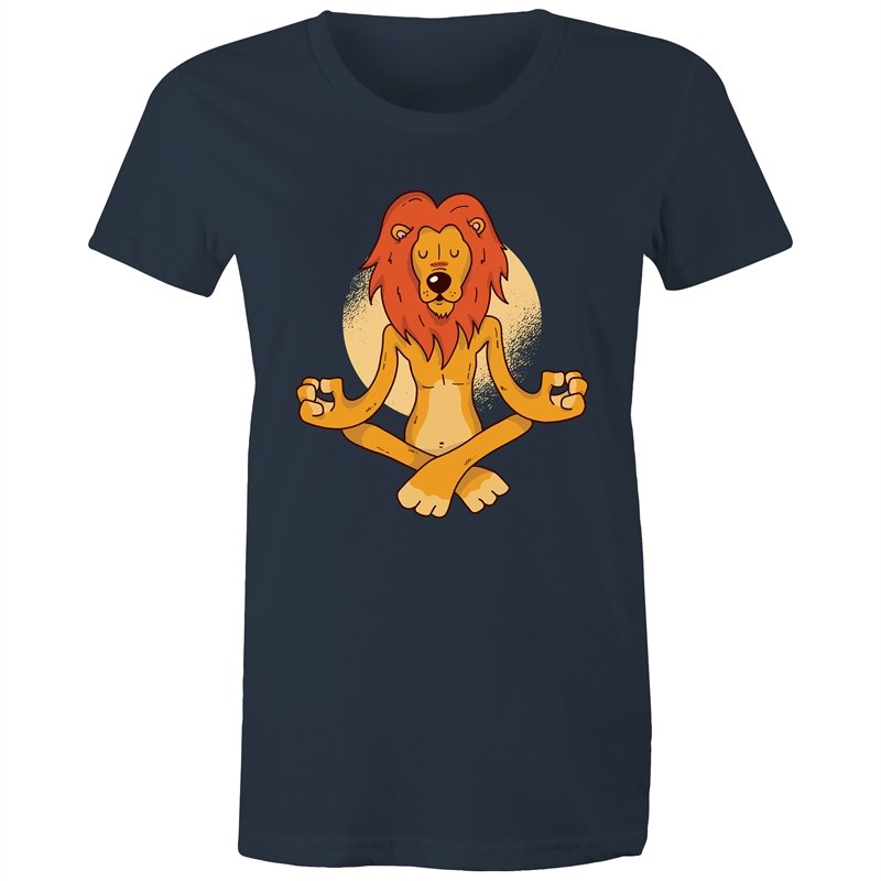 Women's Meditating Lion T-shirt