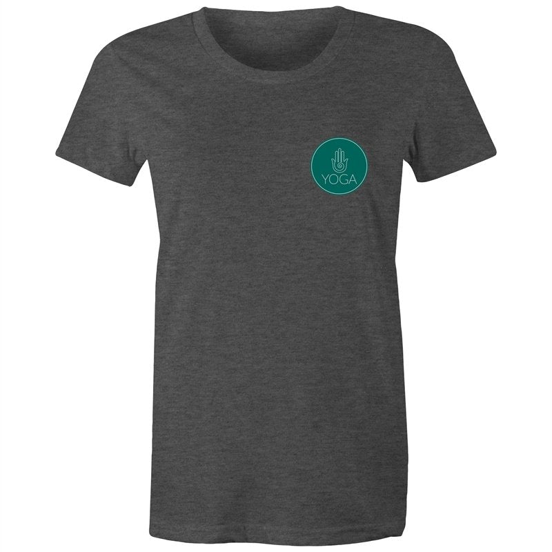 Women's Yoga Logo Pocket Print T-shirt