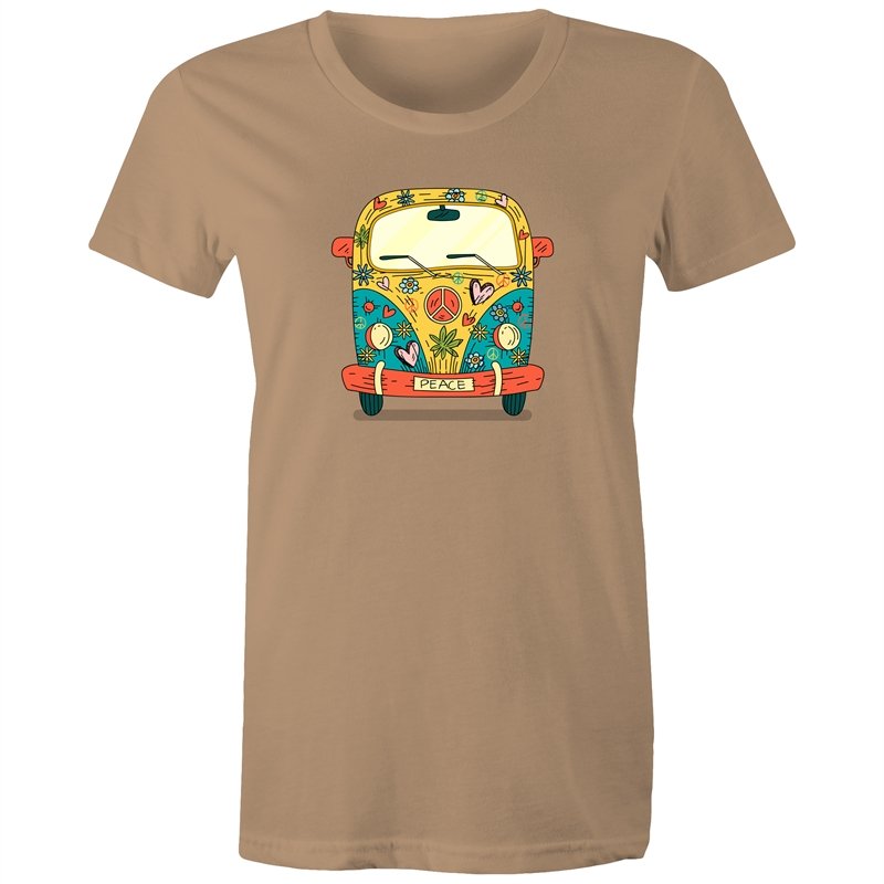 Women's Hippie Peace Van T-shirt
