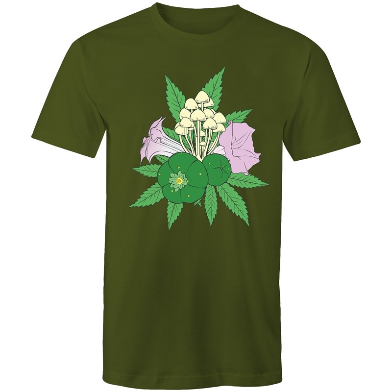 Men's Psychedelic Plants T-shirt