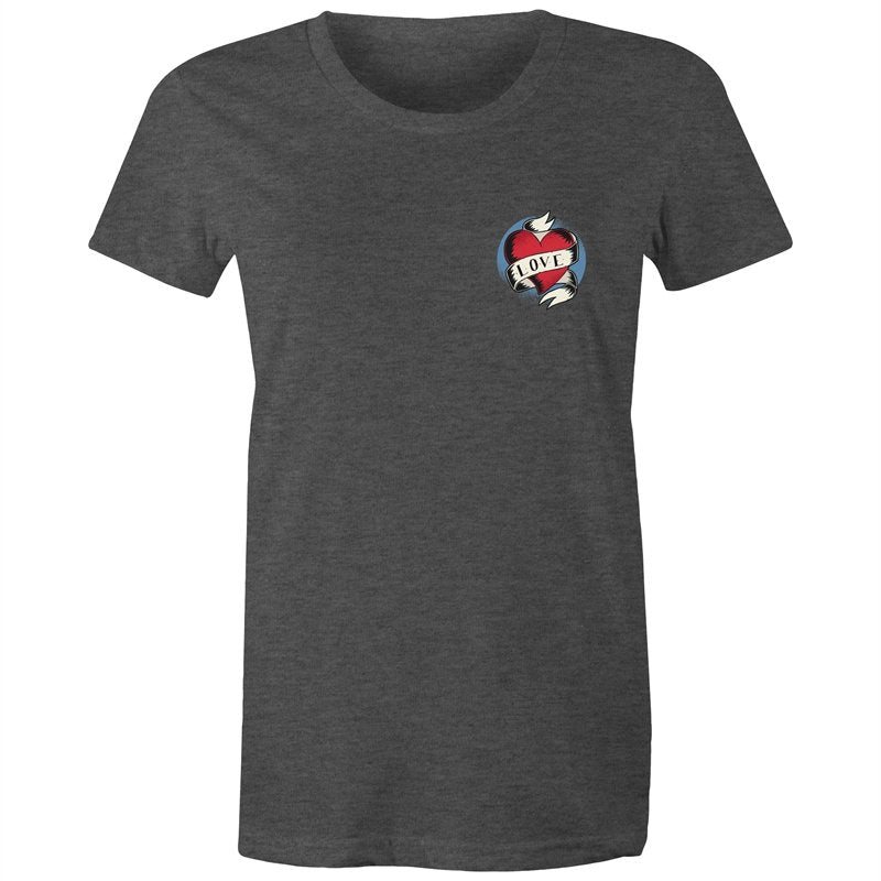 Women's Love Pocket Badge T-shirt
