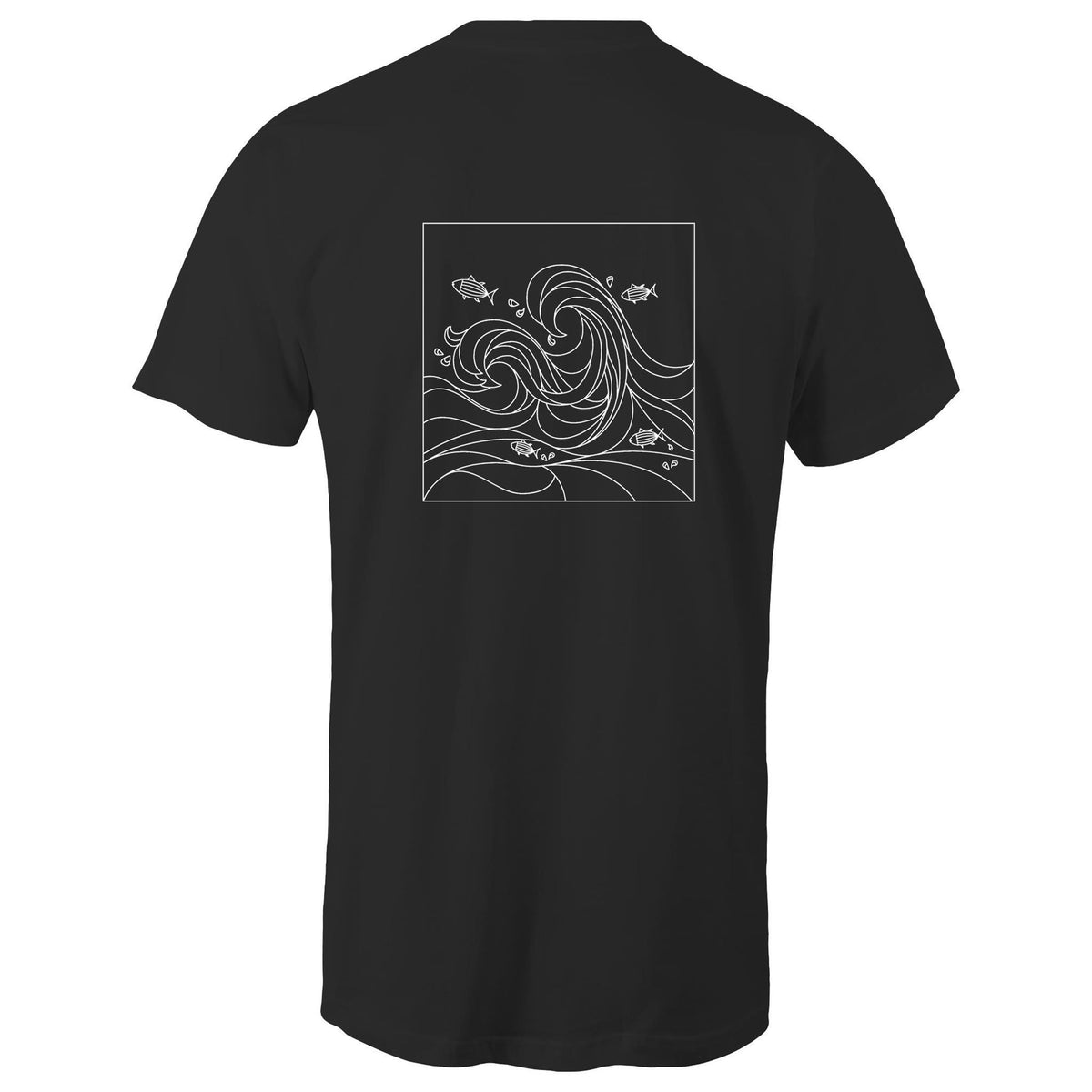 Men's Geometric Ocean Waves T-shirt