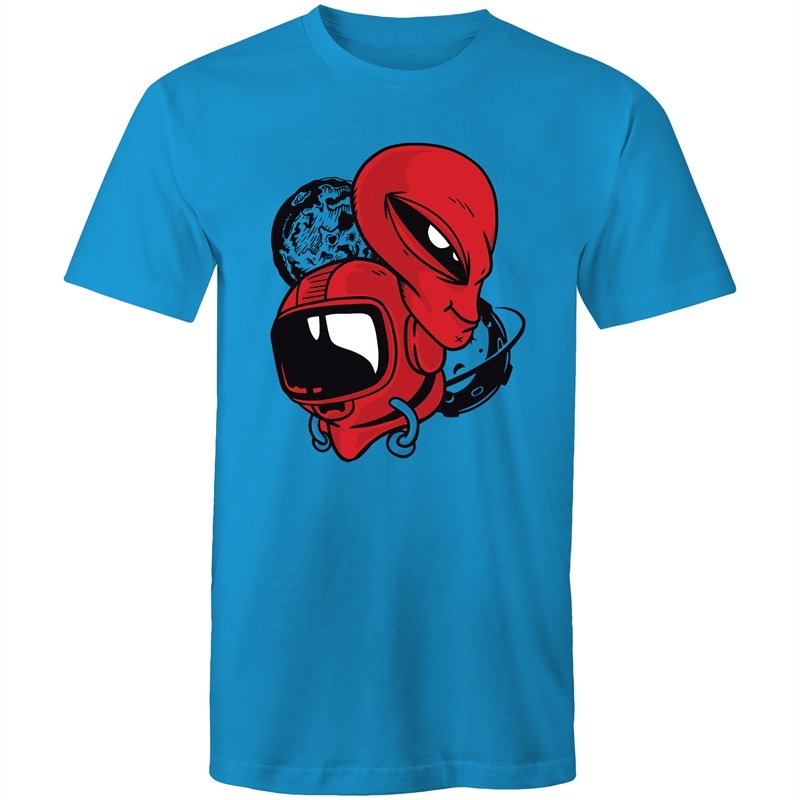 Men's Red Alien Space T-shirt
