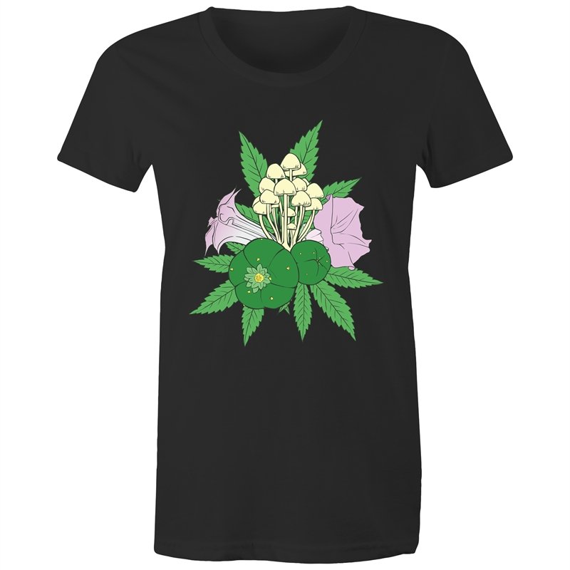 Women's Psychedelic Plants T-shirt