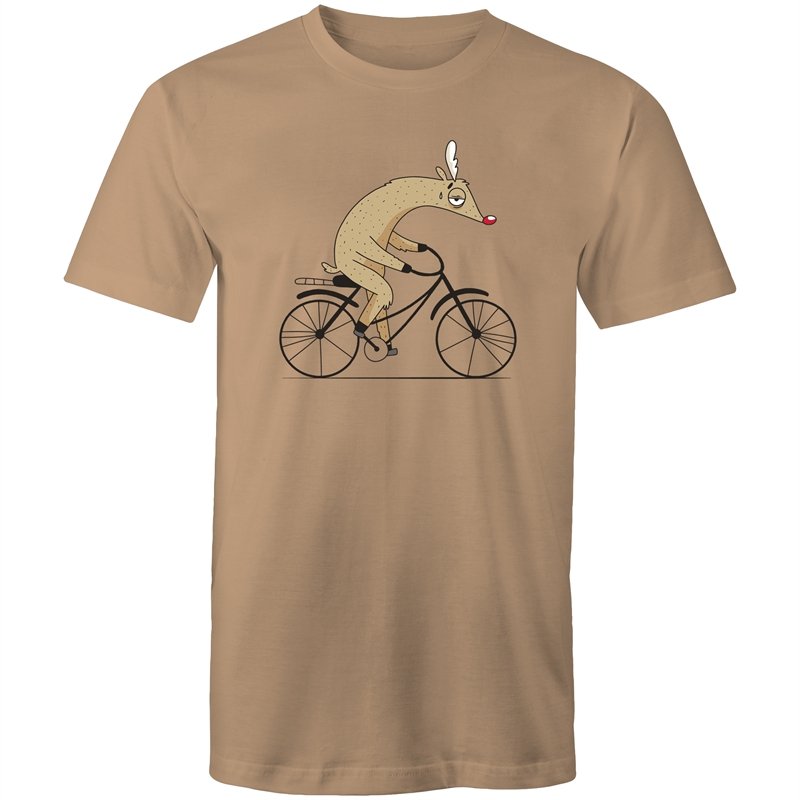 Men's Cycling Reindeer T-shirt
