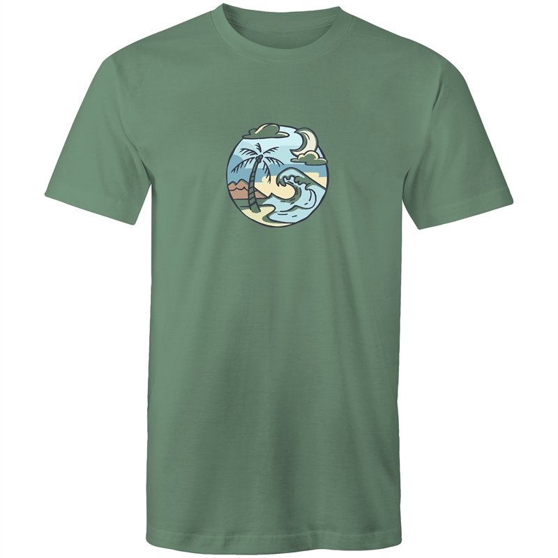 Men's Hand Drawn Beachside T-shirt