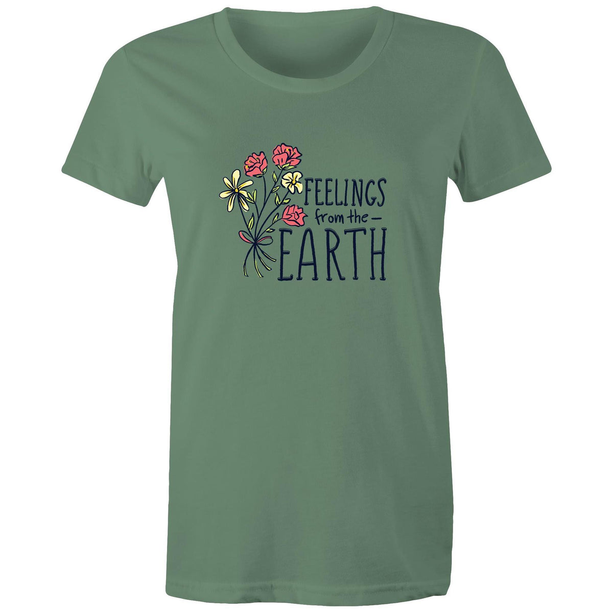 Women's Feelings From Earth T-shirt
