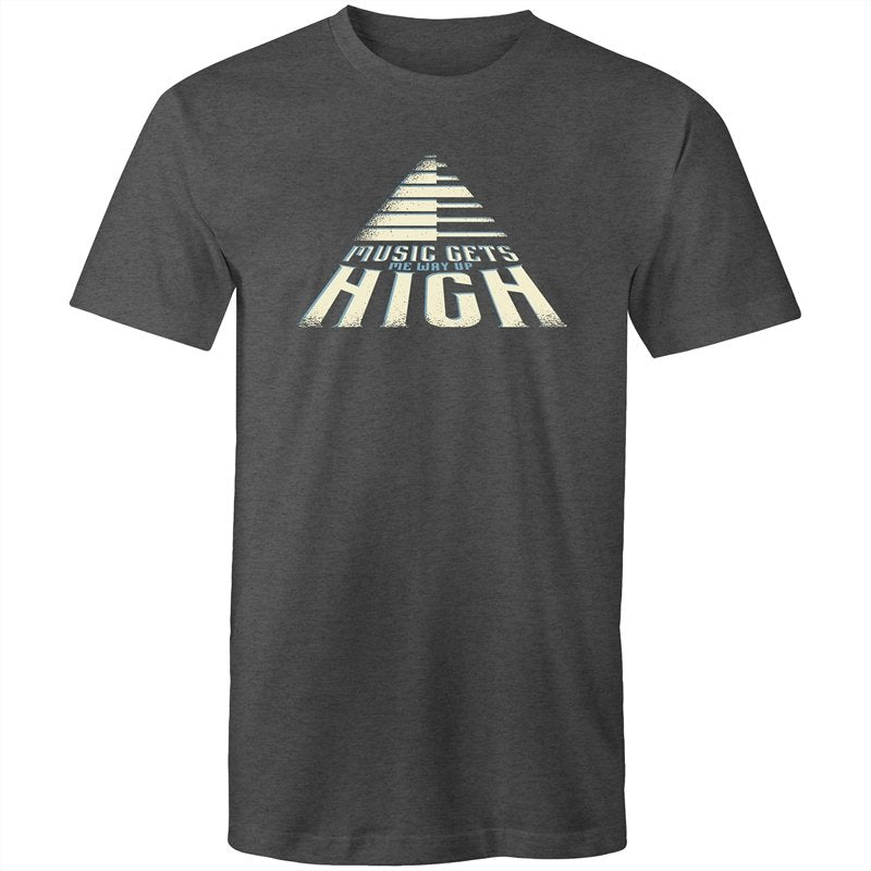 Men's Music Gets Me Way Up High T-shirt