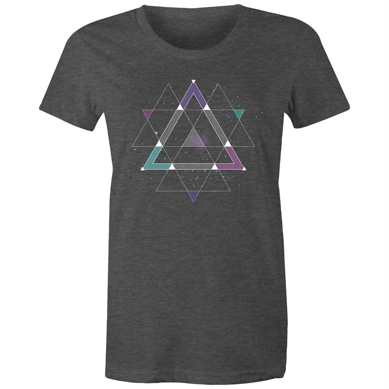 Women's Geometric Space T-shirt