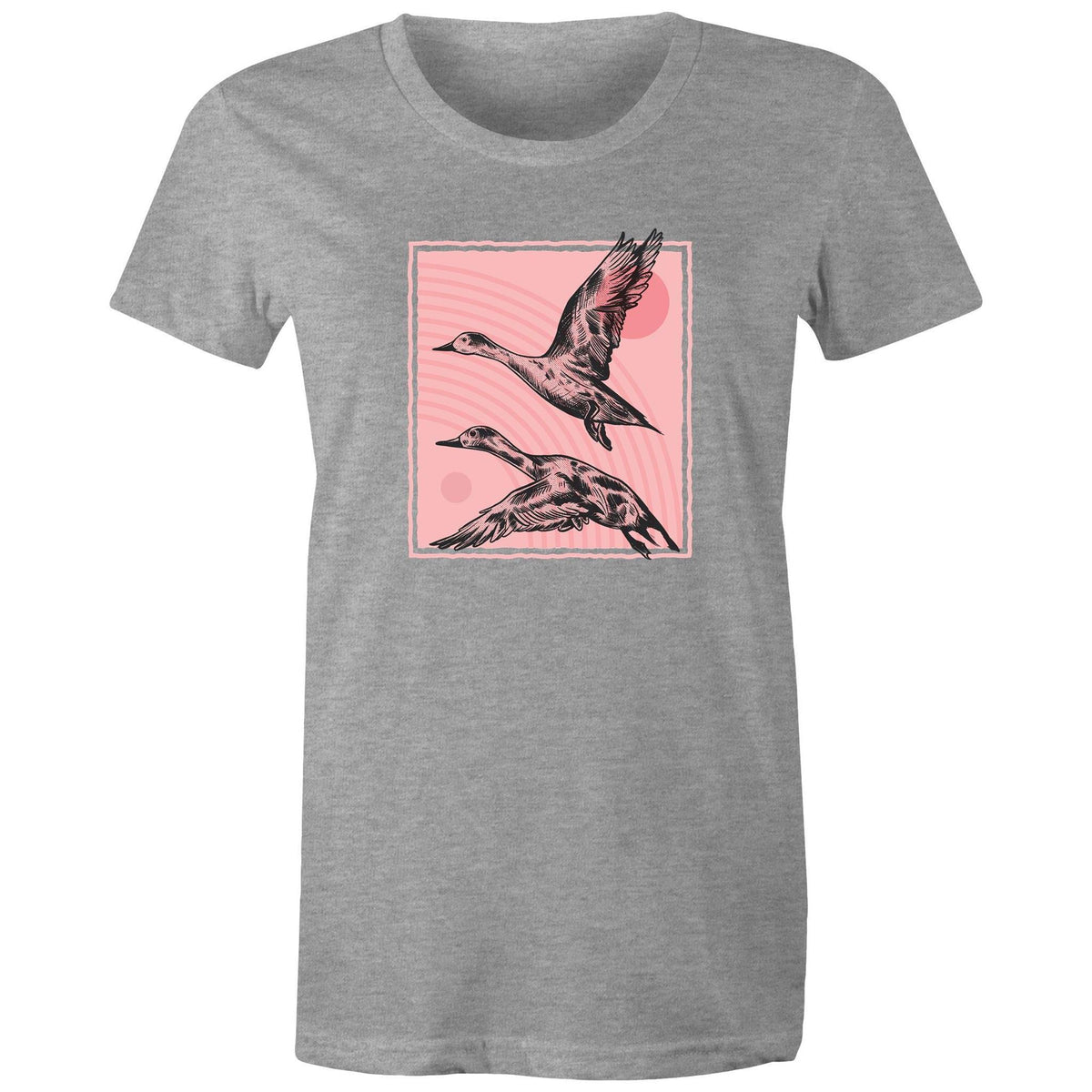 Women's Hand Drawn Ducks T-shirt