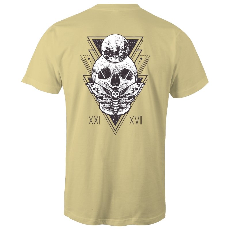 Men's Skull And Moth Graphic Tee