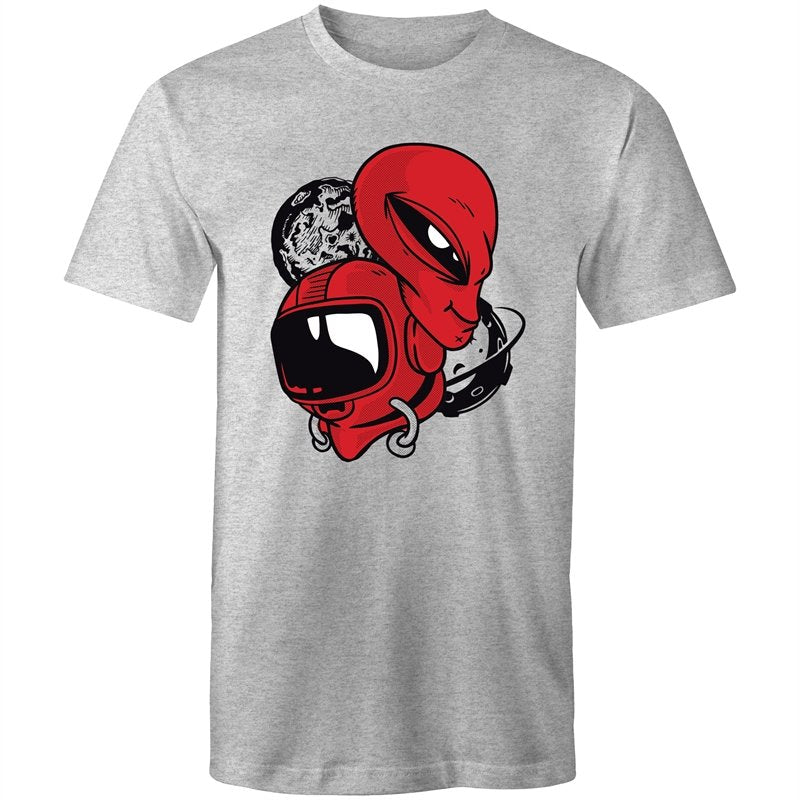 Men's Red Alien Space T-shirt