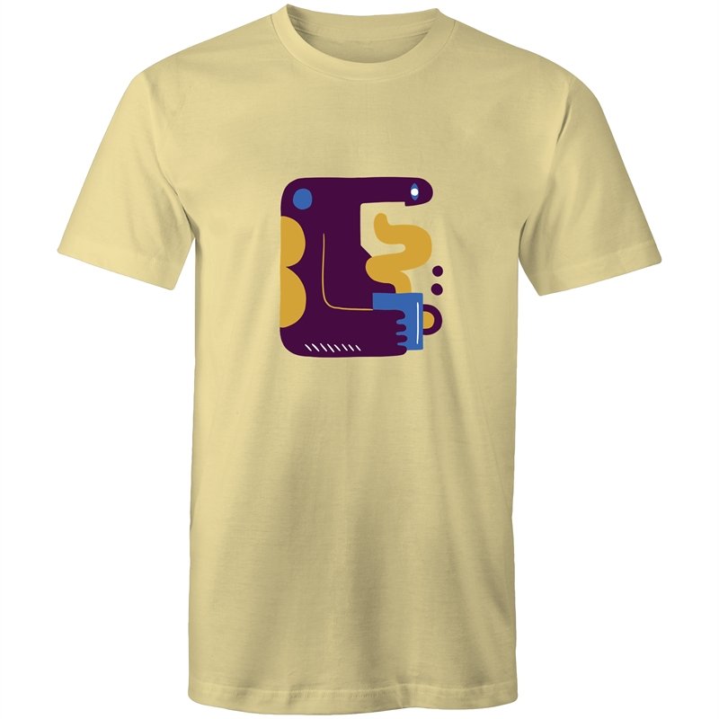 Men's Abstract Coffee Making Monster T-shirt