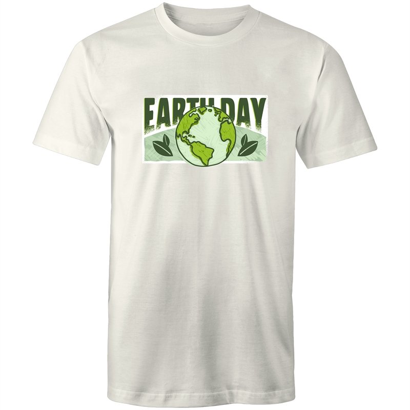 Men's Earth Day Green Logo T-shirt
