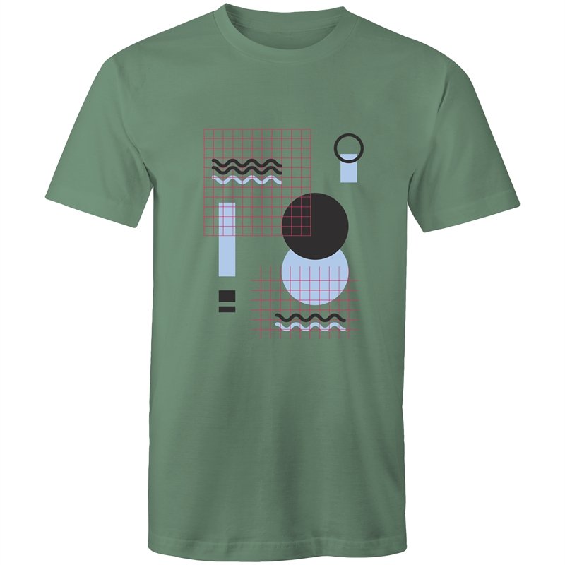 Men's Abstract Grid T-shirt