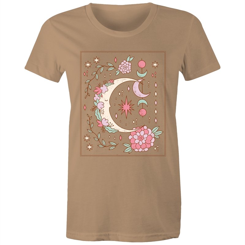 Women's Sleeping Moon T-shirt