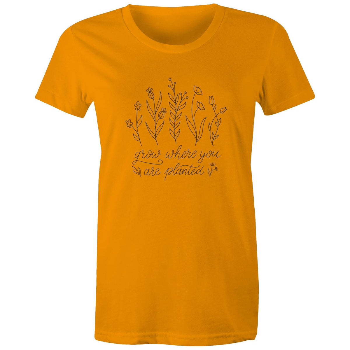 Women's Grow Where You Are Planted T-shirt