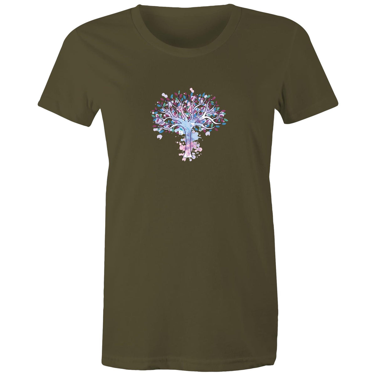 Women's Tree Of Life Watercolour T-shirt