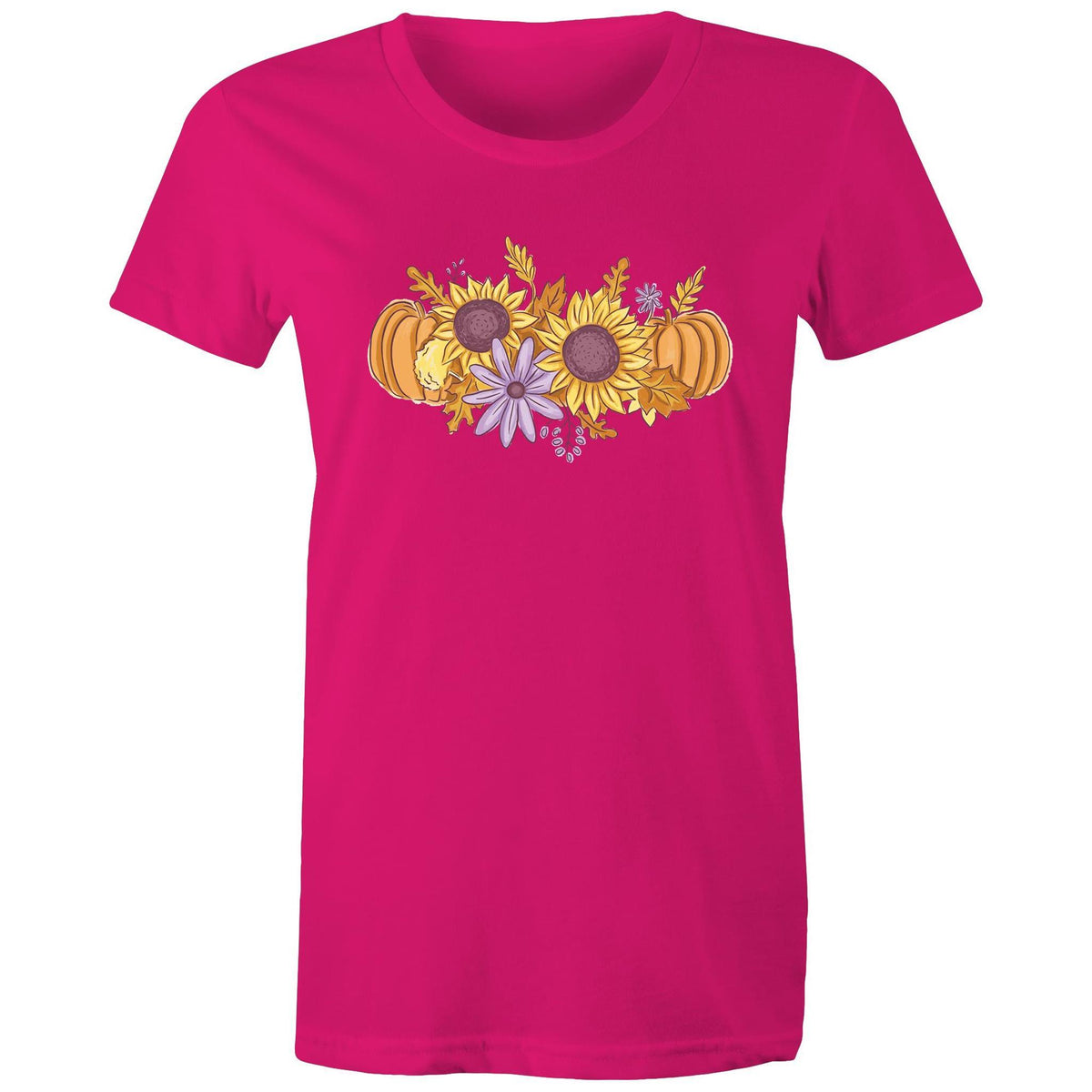 Women's Autumn Flower Bouquet T-shirt