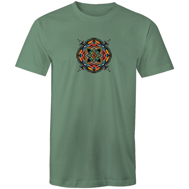Men's Indian Mandala Pattern T-shirt