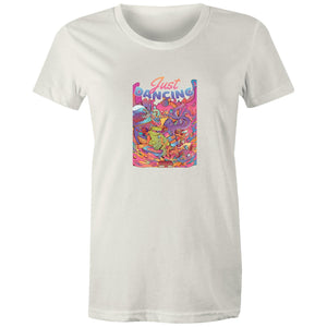 Women's Just Dancing Colourful T-shirt