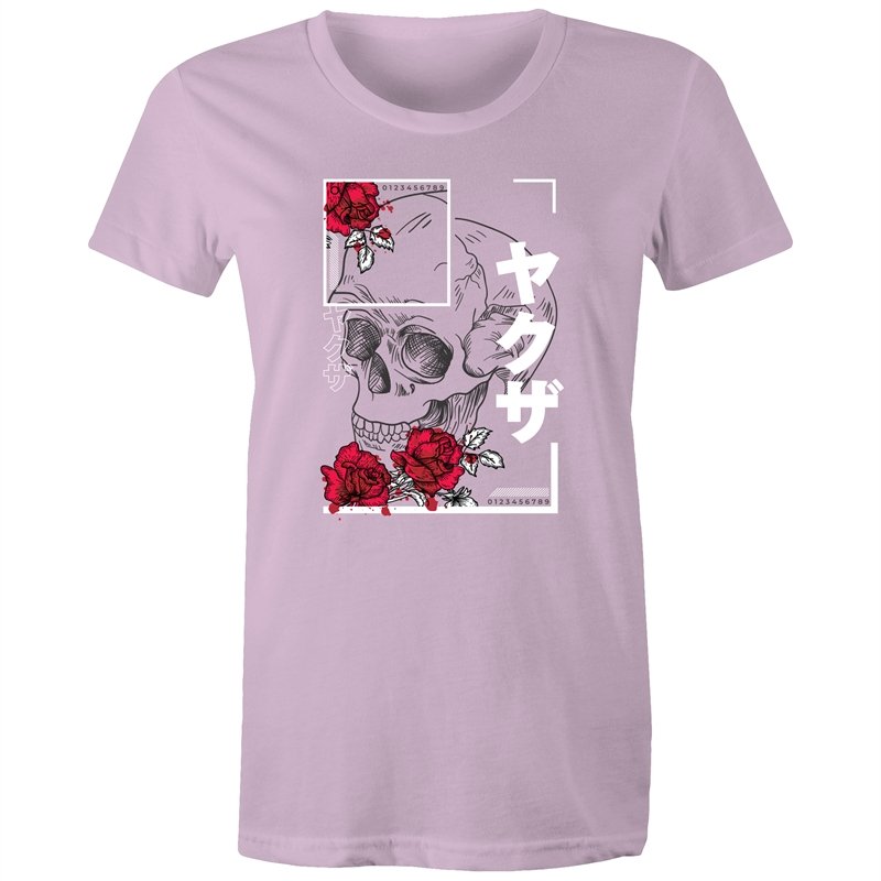 Women's Japanese Styled Skull T-shirt