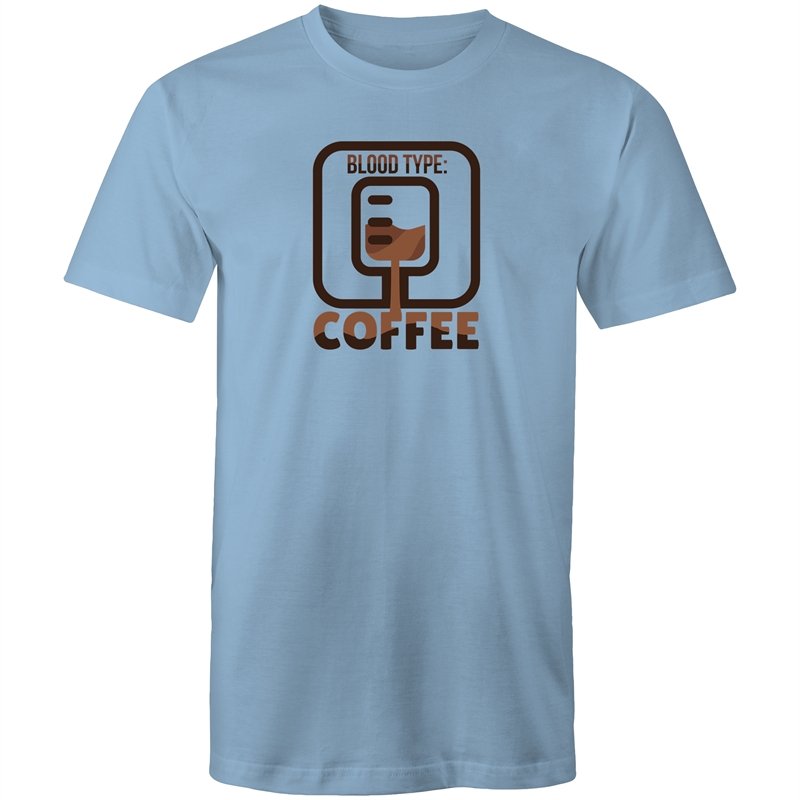 Men's Coffee Blood Type T-shirt