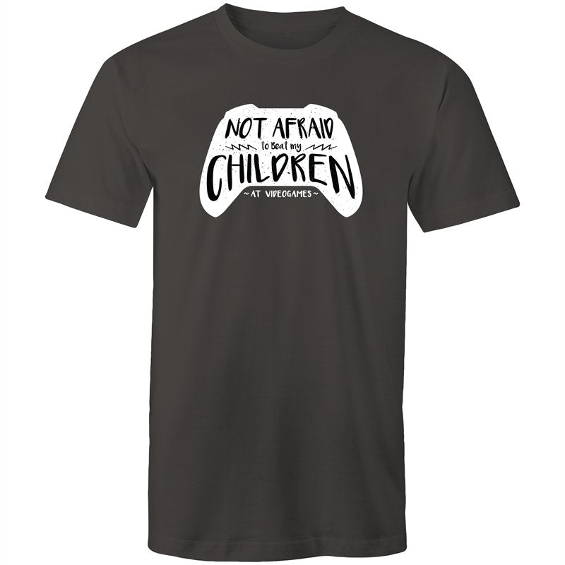 Men's Not Afraid To Beat My Children At Video Games T-shirt