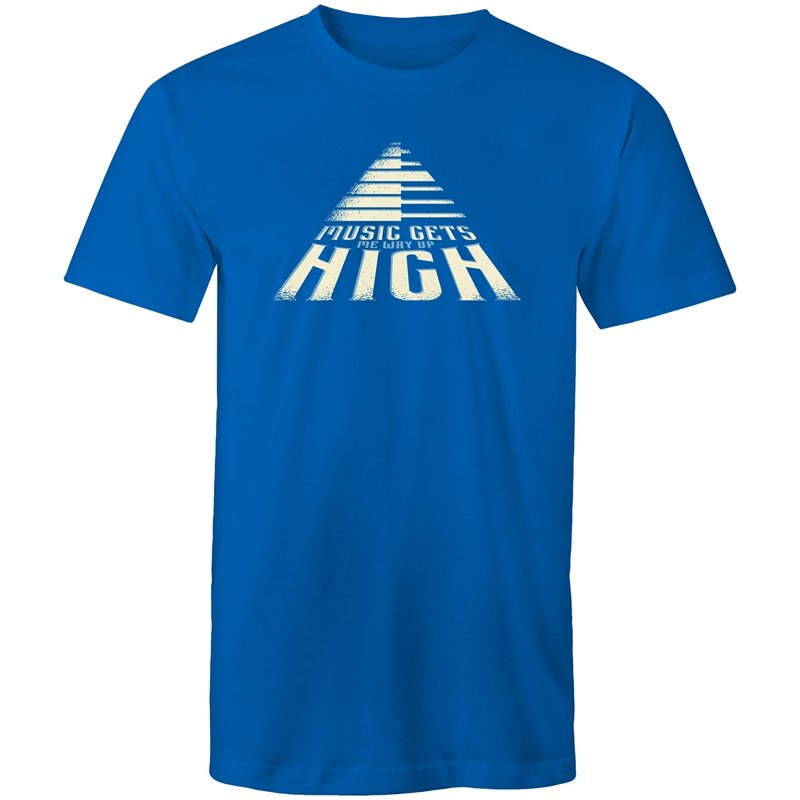 Men's Music Gets Me Way Up High T-shirt