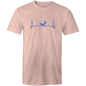 Men's Surfing Heart-Beat T-shirt