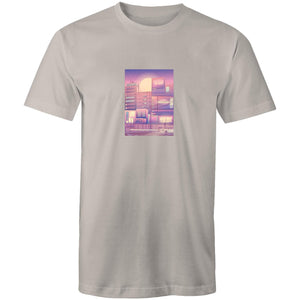 Men's Vaporwave City T-shirt - The Hippie House