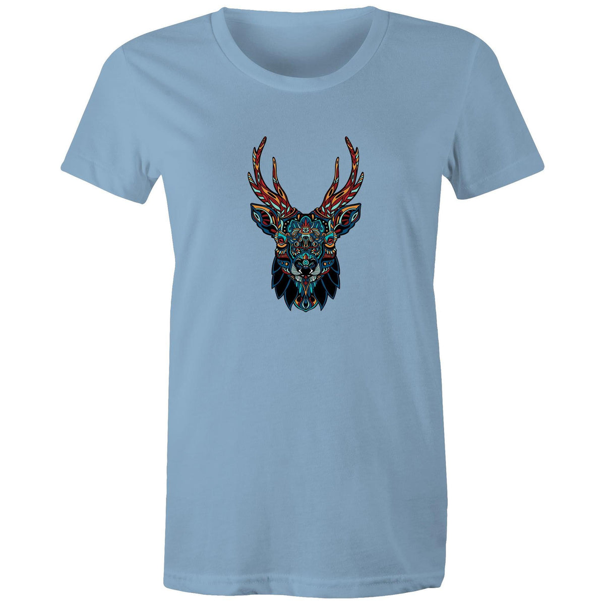 Women's Mandala Moose T-shirt