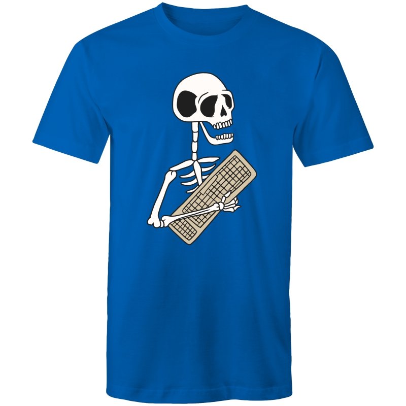 Men's Skeleton Keyboard Graphic T-shirt