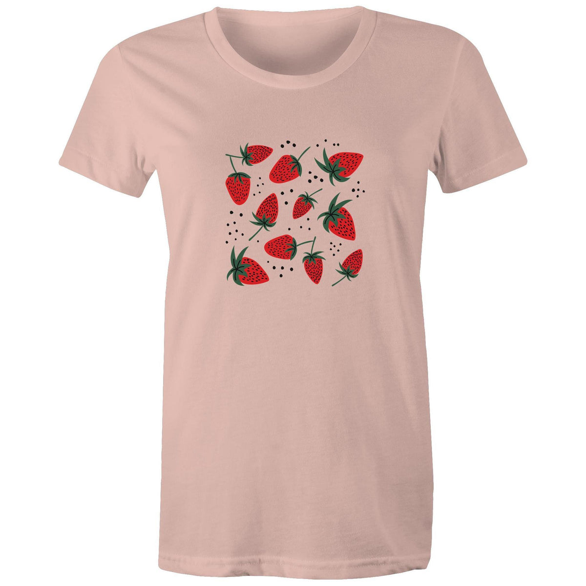 Women's Strawberry Fruit T-shirt
