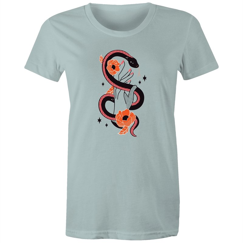Women's Caduceus Hand Styled T-shirt