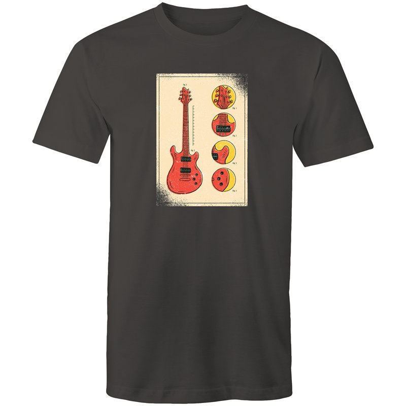 Men's Guitar Diagram T-shirt