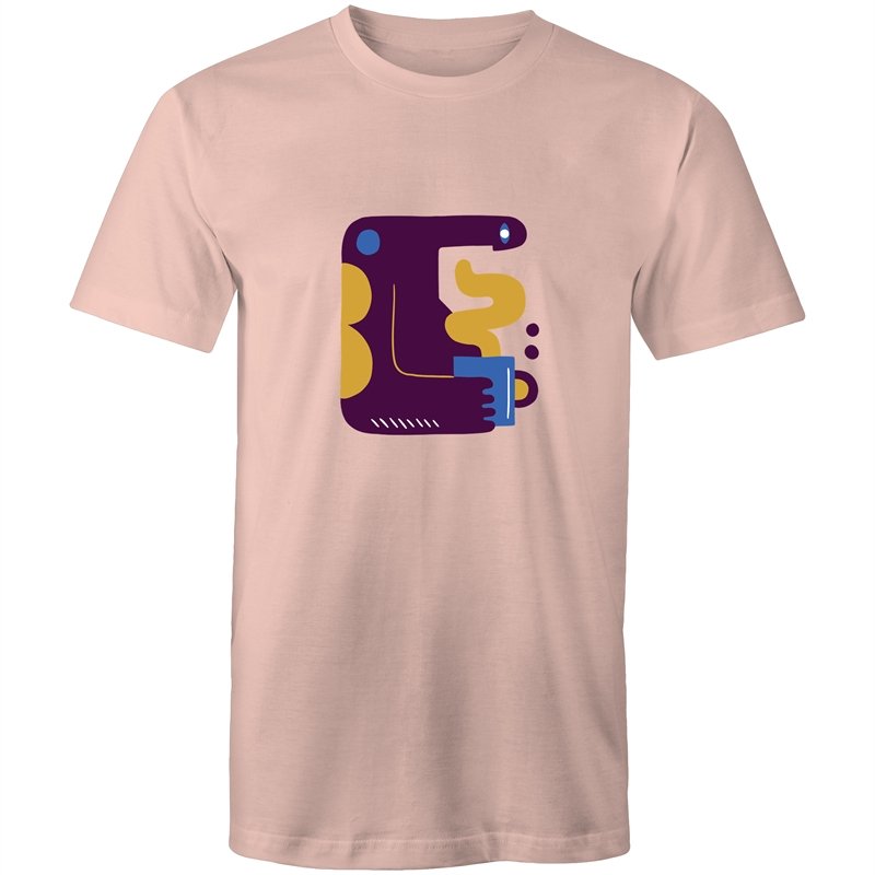 Men's Abstract Coffee Making Monster T-shirt