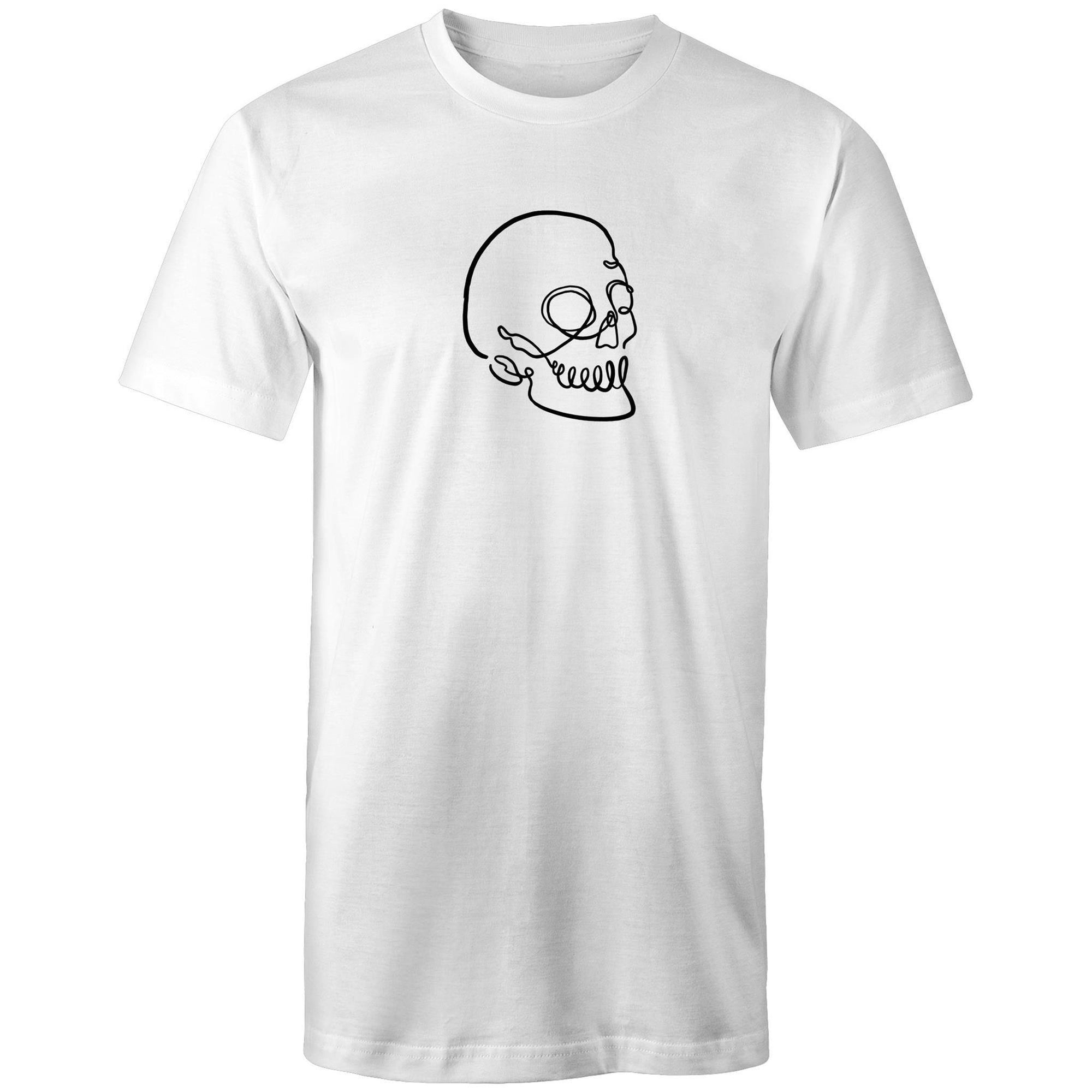 Men's Skull Line Art T-shirt