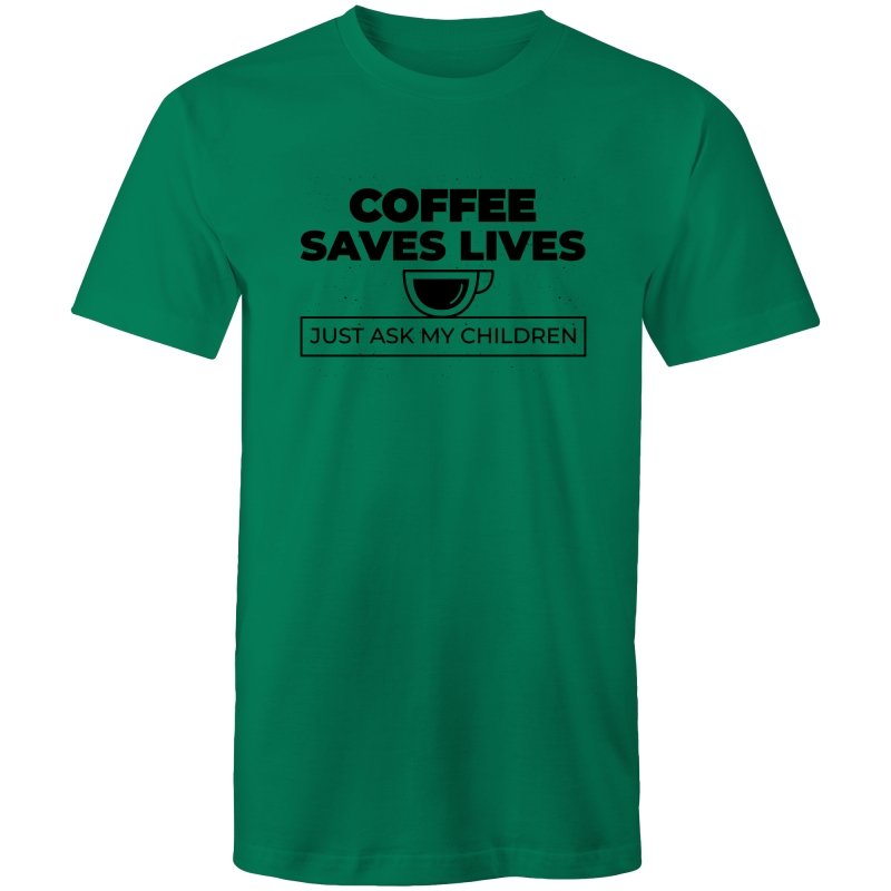Men's Coffee Saves Lives T-shirt