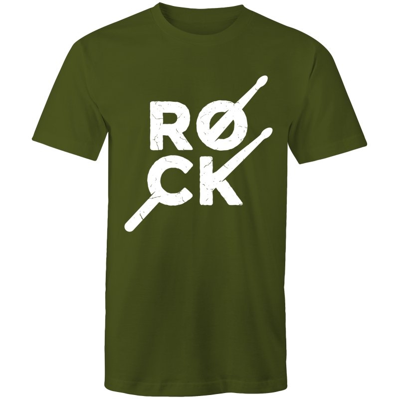 Men's Rock Drum Stick Logo T-shirt