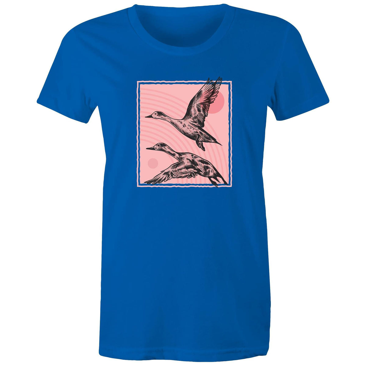 Women's Hand Drawn Ducks T-shirt