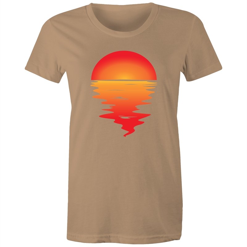 Women's Red Sunset T-shirt