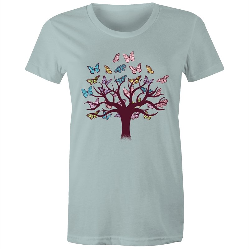 Women's Butterfly Tree Of Life T-shirt