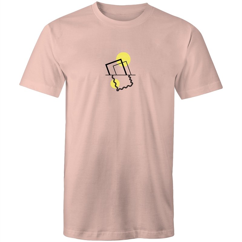 Men's Abstract Urban City Sunset T-shirt