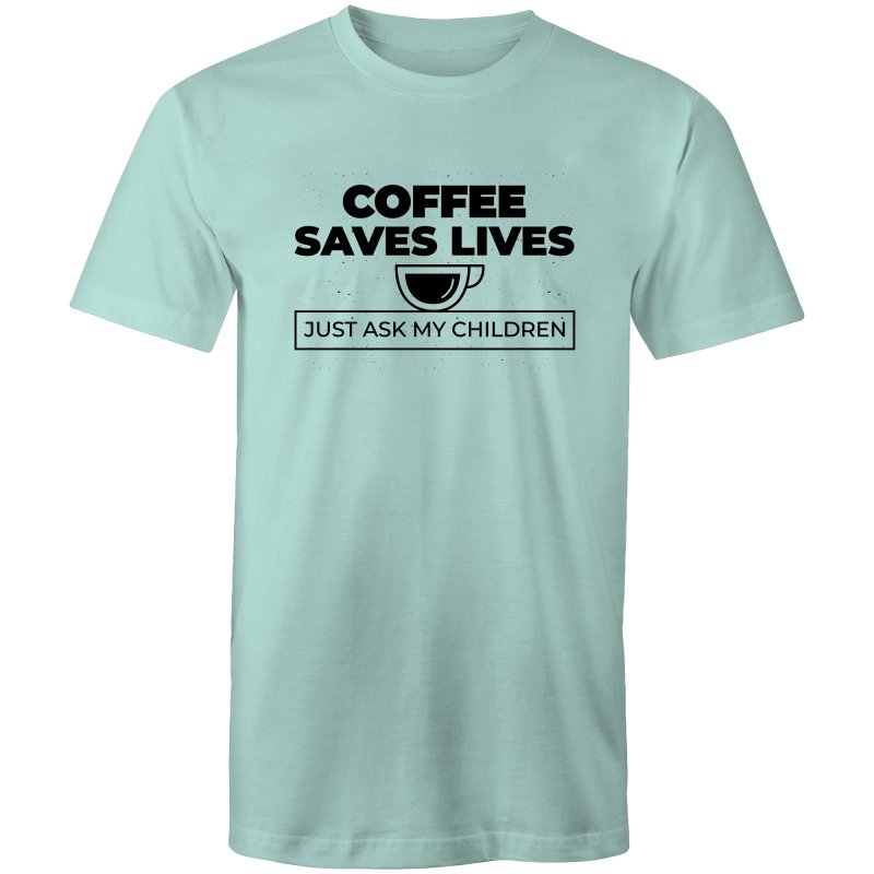 Men's Coffee Saves Lives T-shirt