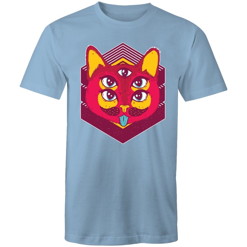 Men's Psychedelic Cat Eyes T-shirt