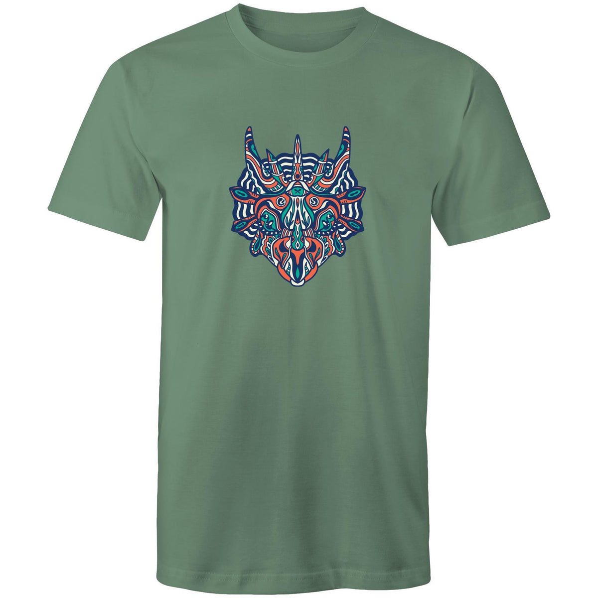 Men's Mandala Triceratops T-shirt
