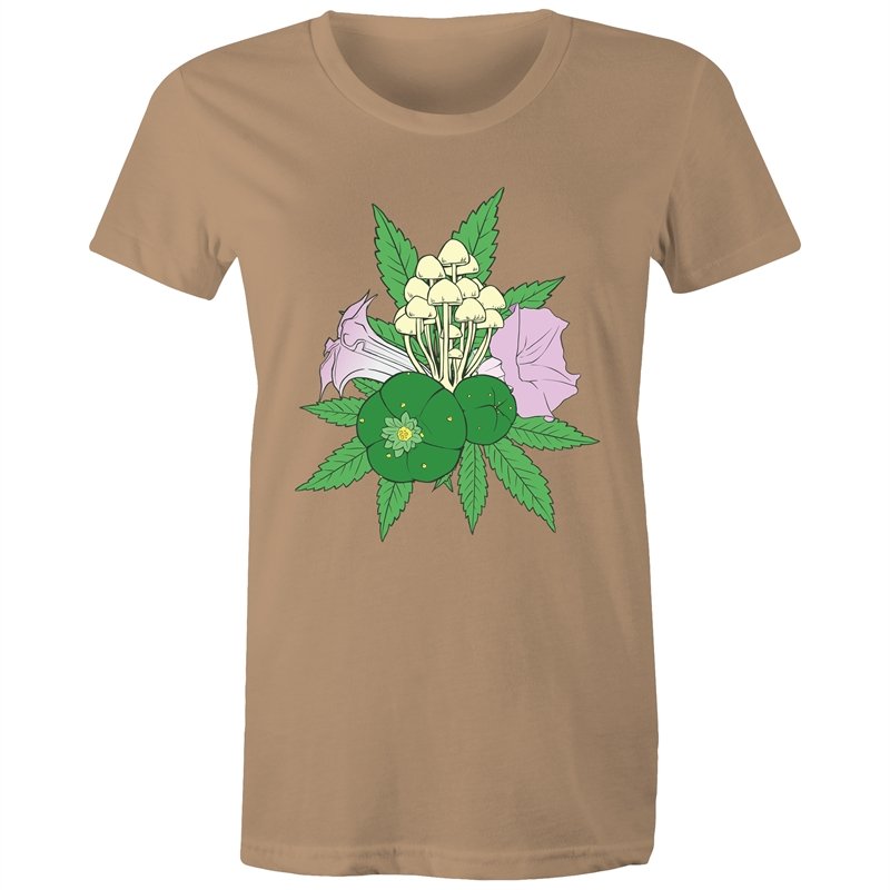 Women's Psychedelic Plants T-shirt