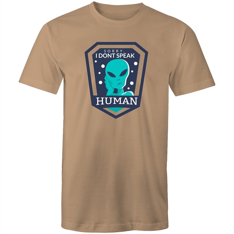 Men's Alien Sorry I don't Speak Human T-shirt