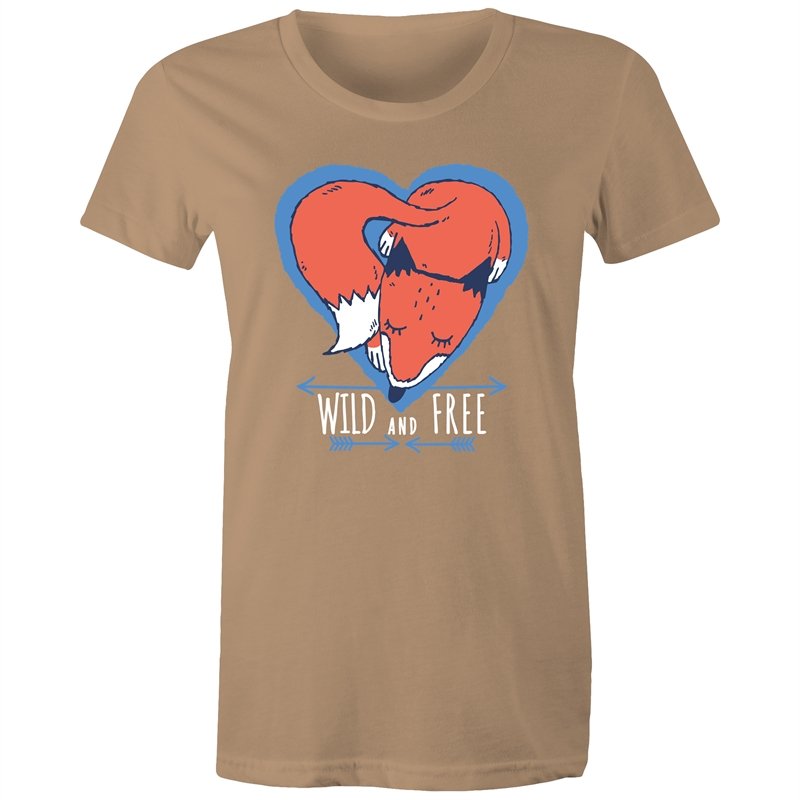 Women's Cute Wild And Free T-shirt